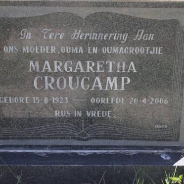 CROUCAMP Margaretha 1923-2006