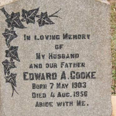 COOKE Edward A. 1903-1956