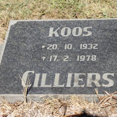 CILLIERS Koos 1932-1978