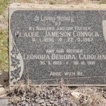 CONNOCK Claude Jameson 1896-1967 &amp; Leonora Debora Caroliena 1903-1981