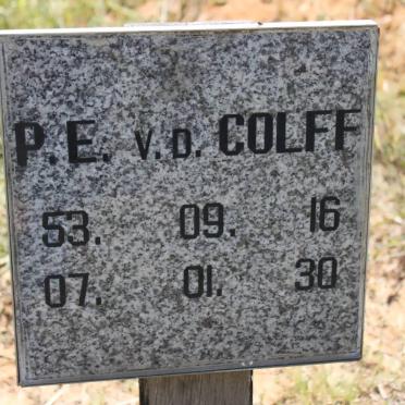 COLFF P.E., v.d. 1953-2007