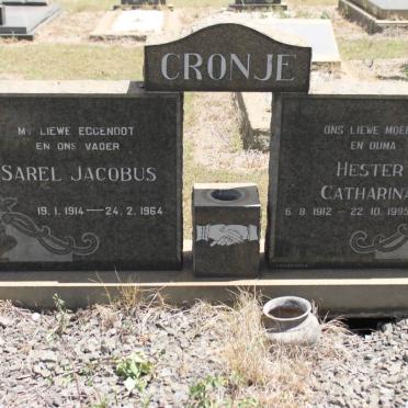 CRONJE Sarel Jacobus 1914-1964 &amp; Hester Catharina 1912-1995
