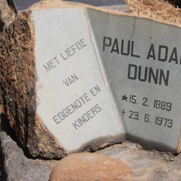 DUNN Paul Adam 1889-1973