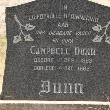 DUNN Campbell 1893-1962