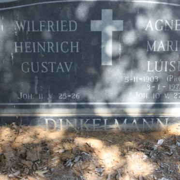 DINKELMANN Wilfried Heinrich Gustav &amp; Agnes Marie Luise PROZESKY 1903-1975