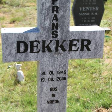 DEKKER Frans 1945-2006