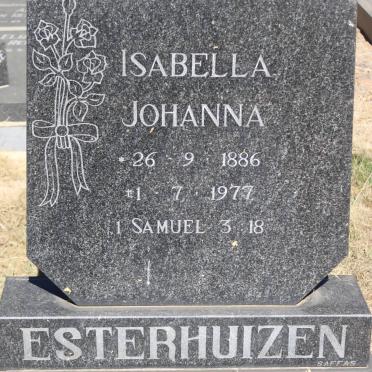 ESTERHUIZEN Isabella Johanna 1886-1977
