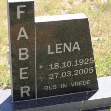 FABER Lena 1925-2005