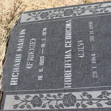 FERGUSON Richard Martin 1905-1974 &amp; Roberta Georgina 1914-1991