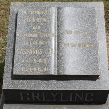GREYLING Casparus J.R. 1910-1964