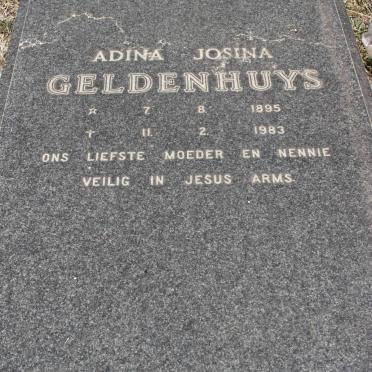 GELDENHUYS Adina Josina 1895-1983
