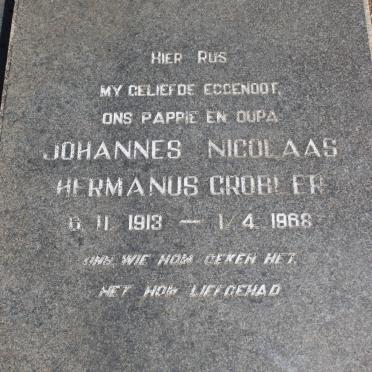 GROBLER Johannes Nicolaas Hermanus 1913-1968