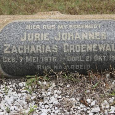 GROENEWALD Jurie Johannes Zacharias 1876-1956