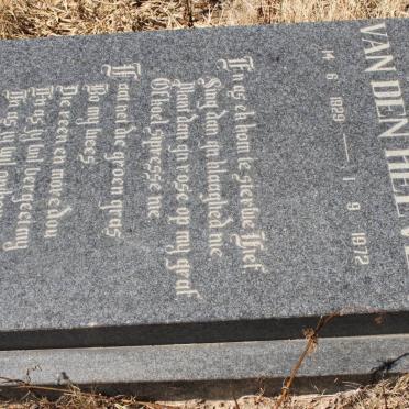 HEEVER Isobel, van den 1929-1972