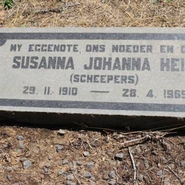 HEINE Susanna Johanna geb SCHEEPERS 1910-1969