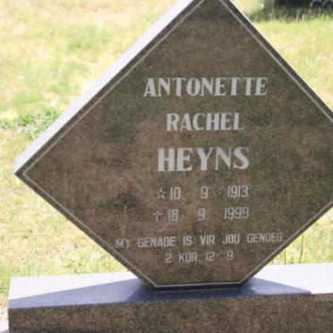 HEYNS Antonette Rachel 1913-1999