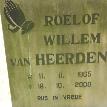 HEERDEN Roelof Willem, van 1965-2000