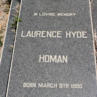 HOMAN Laurence Hyde 1880-
