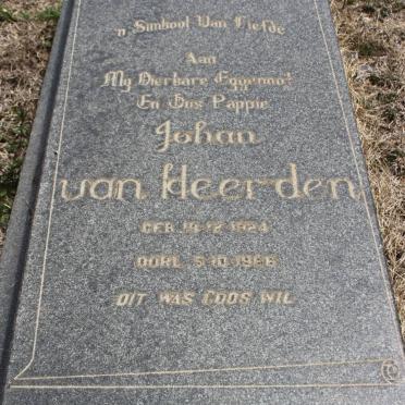 HEERDEN Johan, van 1924-1966