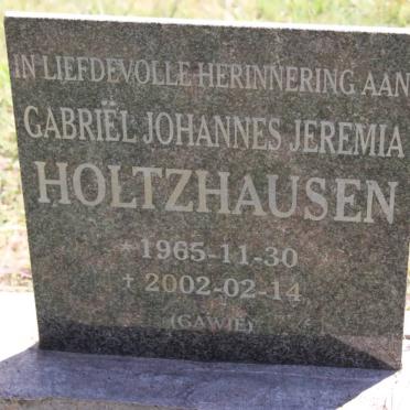 HOLTZHAUSEN Gabriël Johannes Jeremia 1965-2002