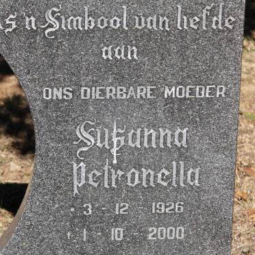 HORN Susanna Petronella 1926-2000