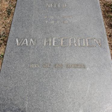 HEERDEN Nellie, van 1894-1987