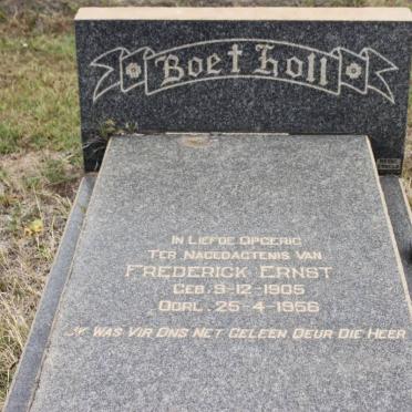 HOLL Frederick Ernst 1905-1956