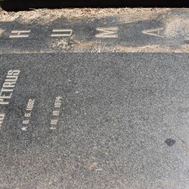 HUMAN Lourens Petrus 1892-1974 &amp; Elsebe Cornelia JOUBERT 1903-1974