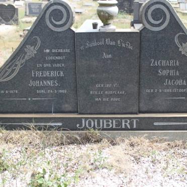 JOUBERT Frederick Johannes 1879-1966 &amp; Zacharia Sophia Jacoba STOOP 1888-1976