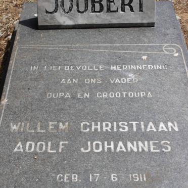 JOUBERT Willem Christiaan Adolf Johnnes 1911-1994