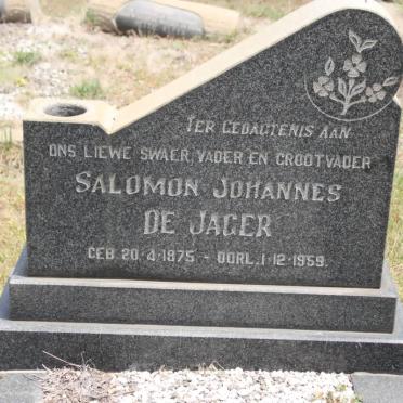 JAGER Solomon Johannes, de 1875-1959
