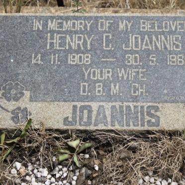 JOANNIS Henry C. 1908-1965