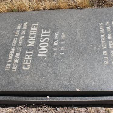 JOOSTE Gert Michiel 1943-1994