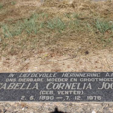 JOOSTE Isabella Cornelia nee VENTER 1890-1976