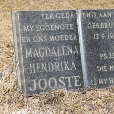 JOOSTE Magdalena Hendrika nee BRUWER 1929-