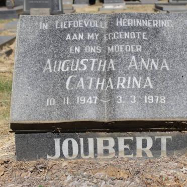 JOUBERT Augusta Anna Catharina 1947-1978