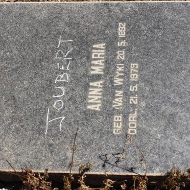 JOUBERT Anna Maria nee VAN WYK 1892-1973