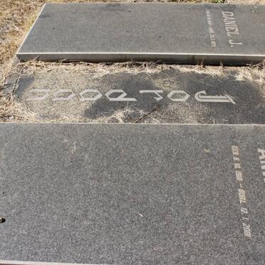 JORDAAN Daniel J.1904-1975 &amp; Anna H. 1910-2001