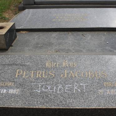 JOUBERT Petrus Jacobus 1883-1954 &amp;  Magdalena Maria Sophia FOURIE 1886-1958
