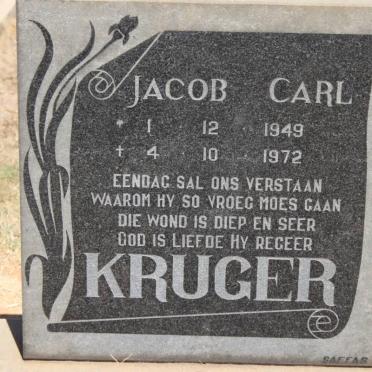 KRUGER Jacob Carl 1949-1972