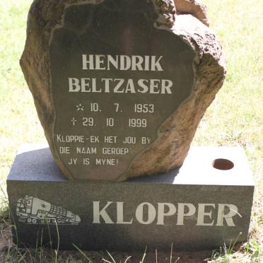 KLOPPER Hendrik Beltzaser 1953-1999