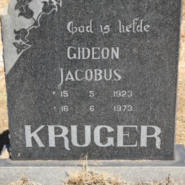 KRUGER Gideon Jacobus 1923-1973