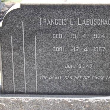 LABUSCHAGNE Francois L. 1924-1967