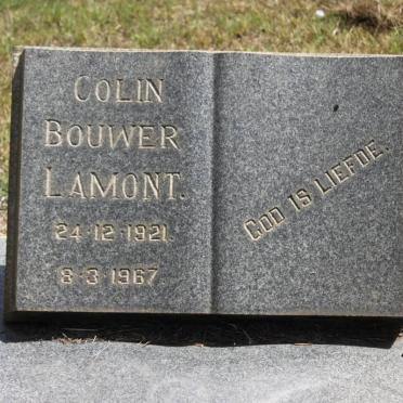 LAMONT Colin Bouwer 1921-1967