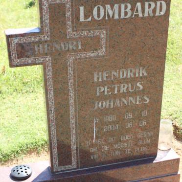 LOMBARD Hendrik Petrus Johannes 1980-2004