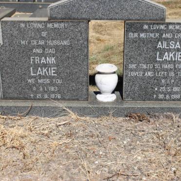LAKIE Frank 1913-1976 &amp; Ailsa 1912-1988
