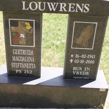 LOUWRENS Gertruida Magdalena Steftanetta 1945-2000
