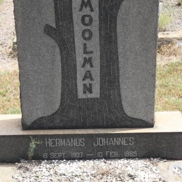 MOOLMAN Hermanus Johannes 1907-1965
