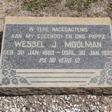 MOOLMAN Wessel J. 1889-1959