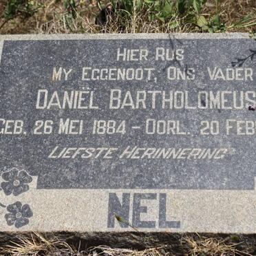 NEL Daniël Bartholomeus 1884-1965